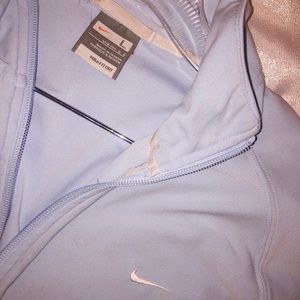 Baby Blue vintage Nike lightweight zip up